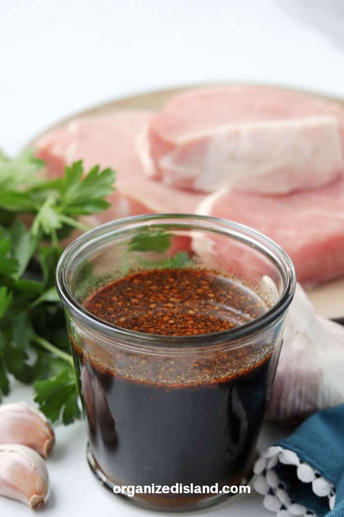 Easy Pork Chop Marinade Recipe for Grilled or Baked Chops - Organized ...