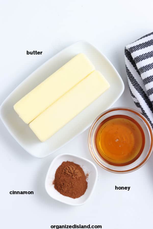 Cinnamon Honey Butter ingredients