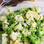 Roasted Broccoli and Cauliflower Recipe Card