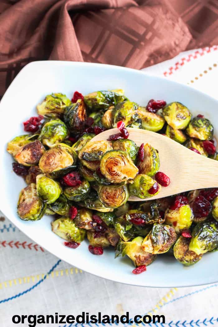 Balsamic Brussel Sprouts and Cranberries Recipe
