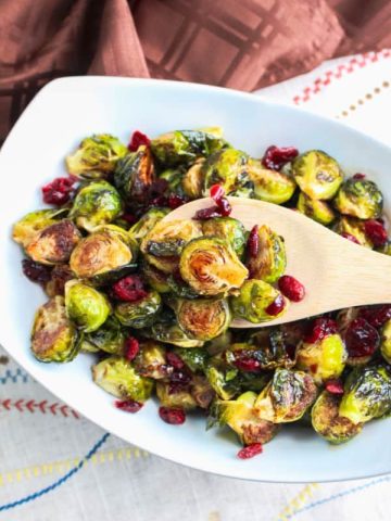 Brussel Sprouts with Cranberries