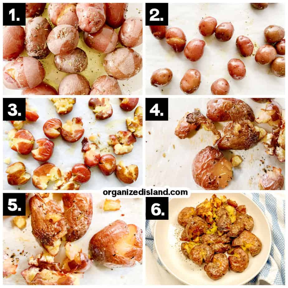 How To Make Easy Roasted Smashed Potatoes