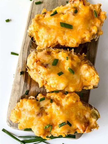 Stuffed Baked Potatoes with Cream Cheese