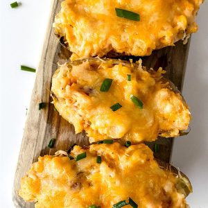 Stuffed Baked Potatoes with Cream Cheese