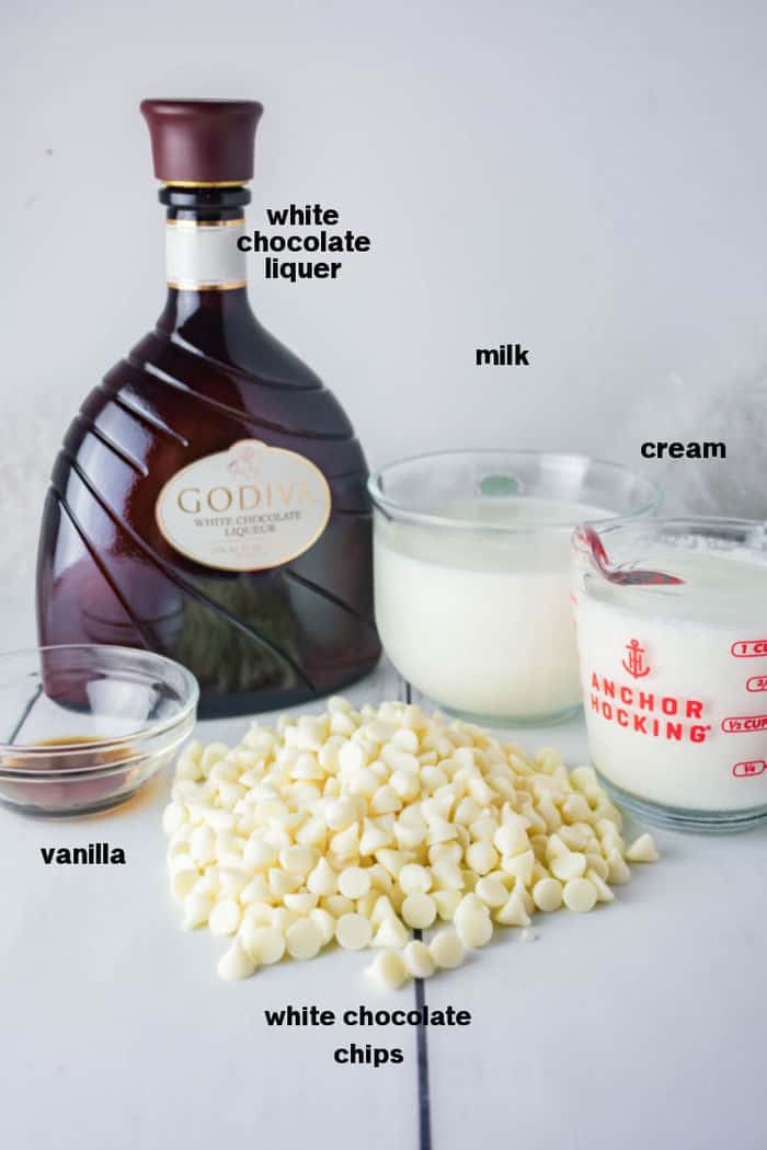 Spiked Hot Chocolate Ingredients