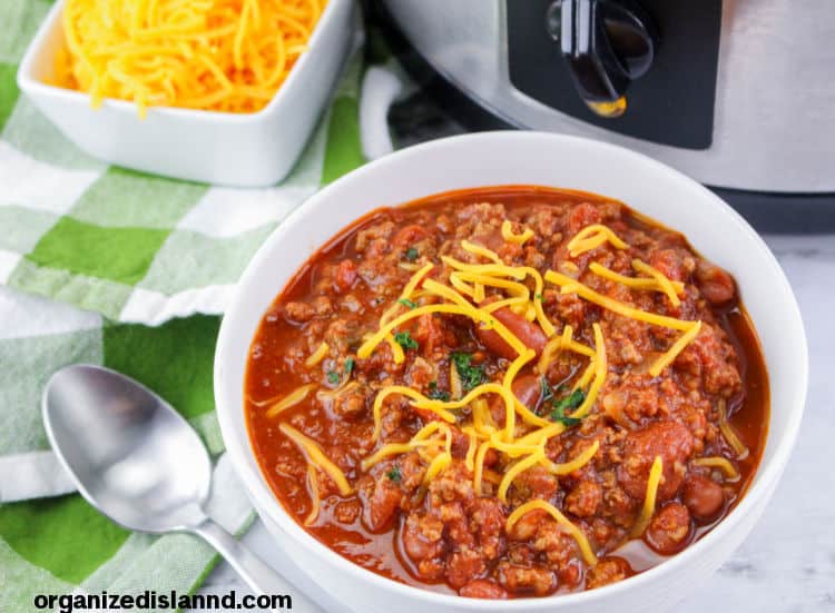 Slow Cooker Beef Chili with Beans