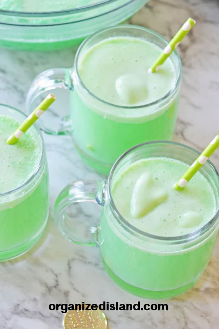 green sherbet punch in classes.