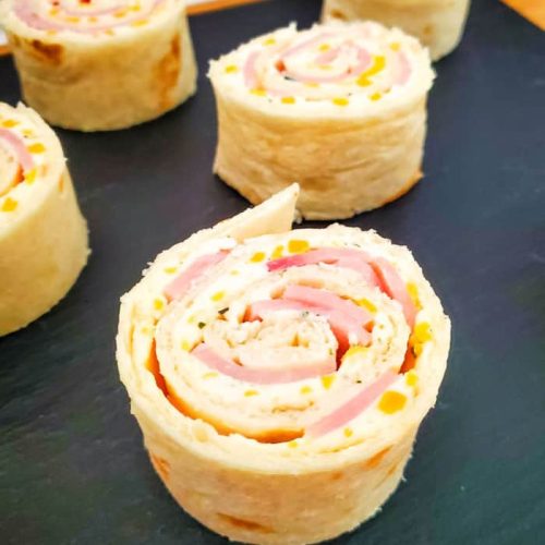 Easy Ham and Cheese Roll Ups.
