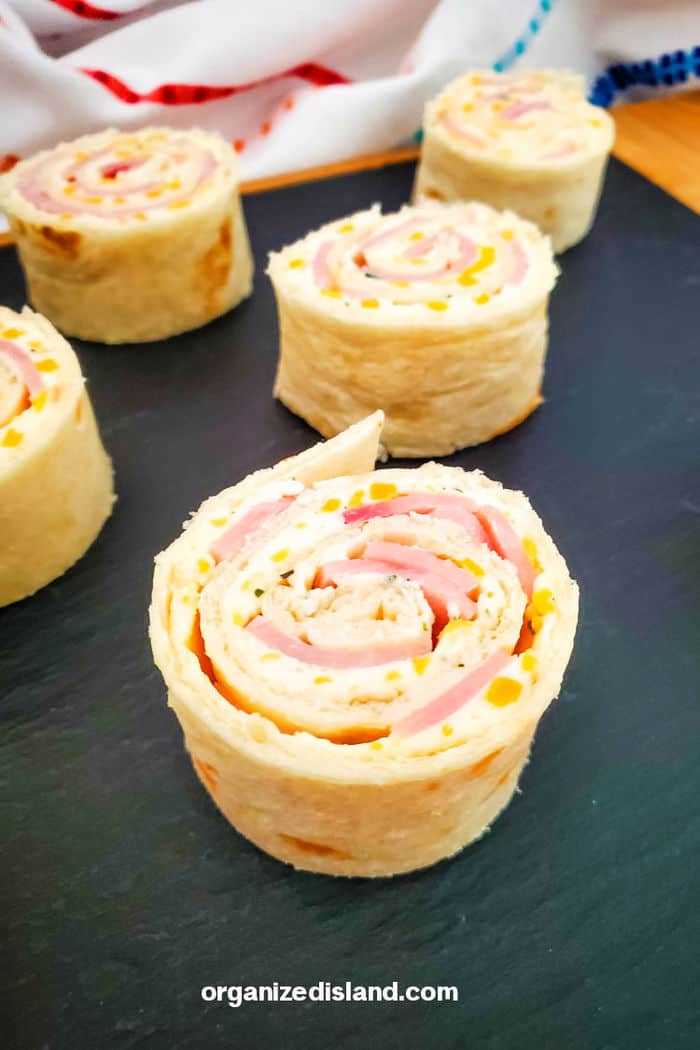 Easy Ham and Cheese Roll Ups.