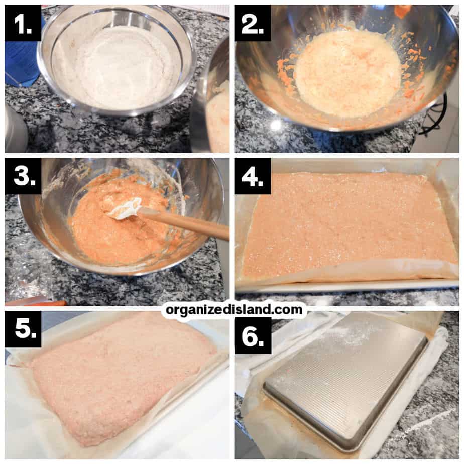 step by step Carrot Cake Roll Recipe Easy.