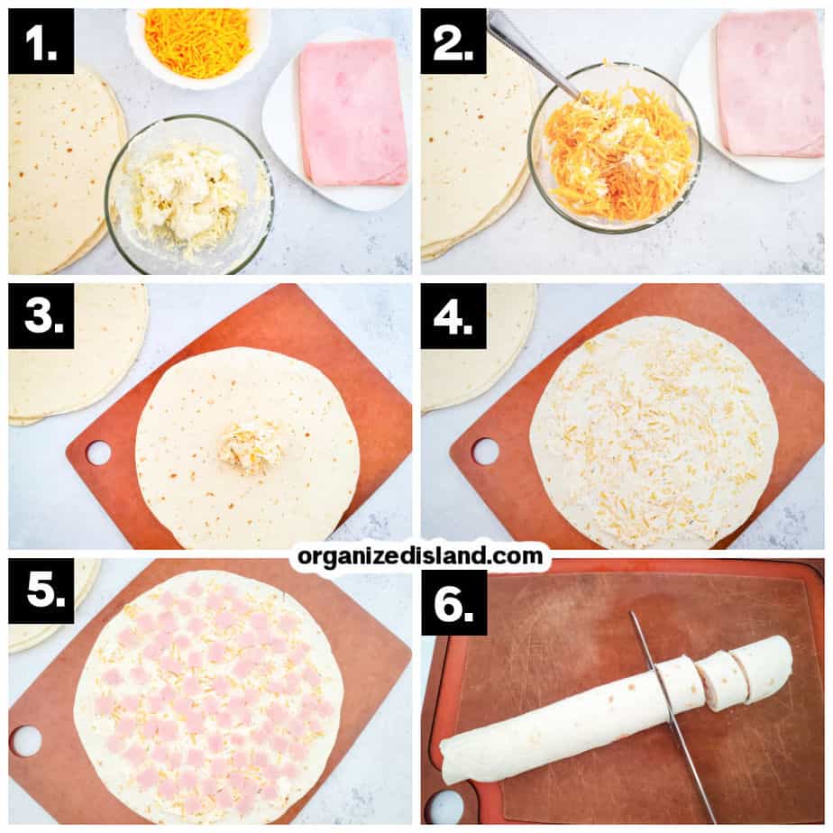 How to Make Ham and Cheese Roll Ups step by step.