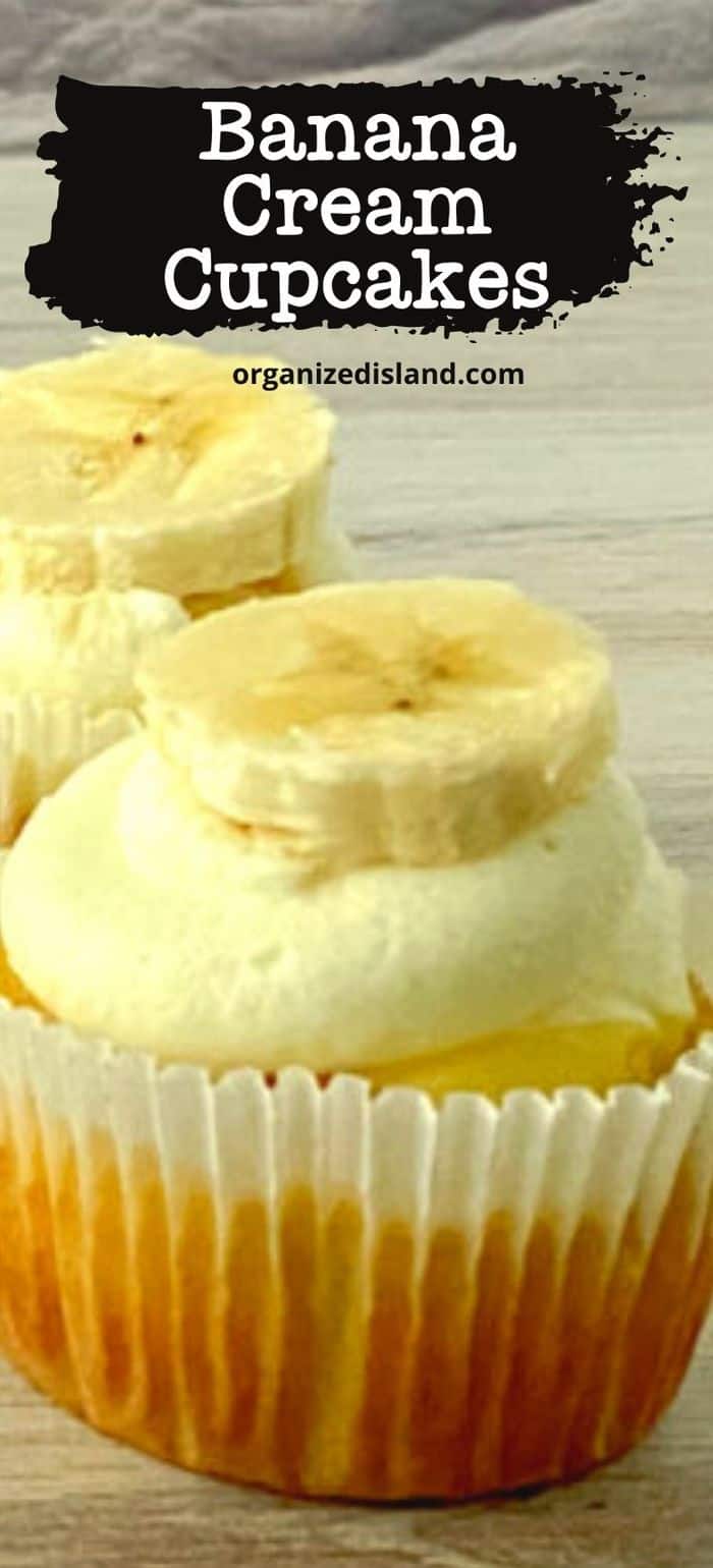Easy Banana Cream Cupcakes