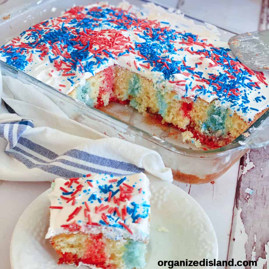 4th of July Poke Cake