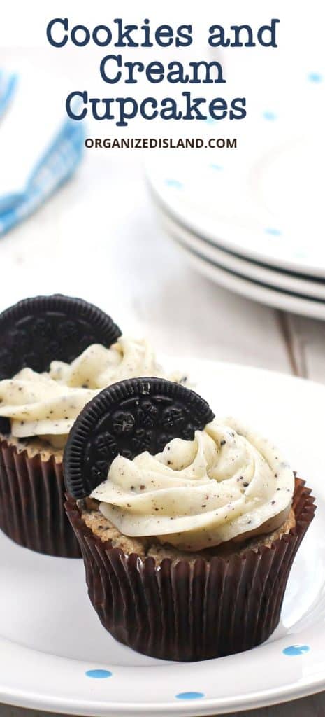 Cookies and Cream Cupcakes .