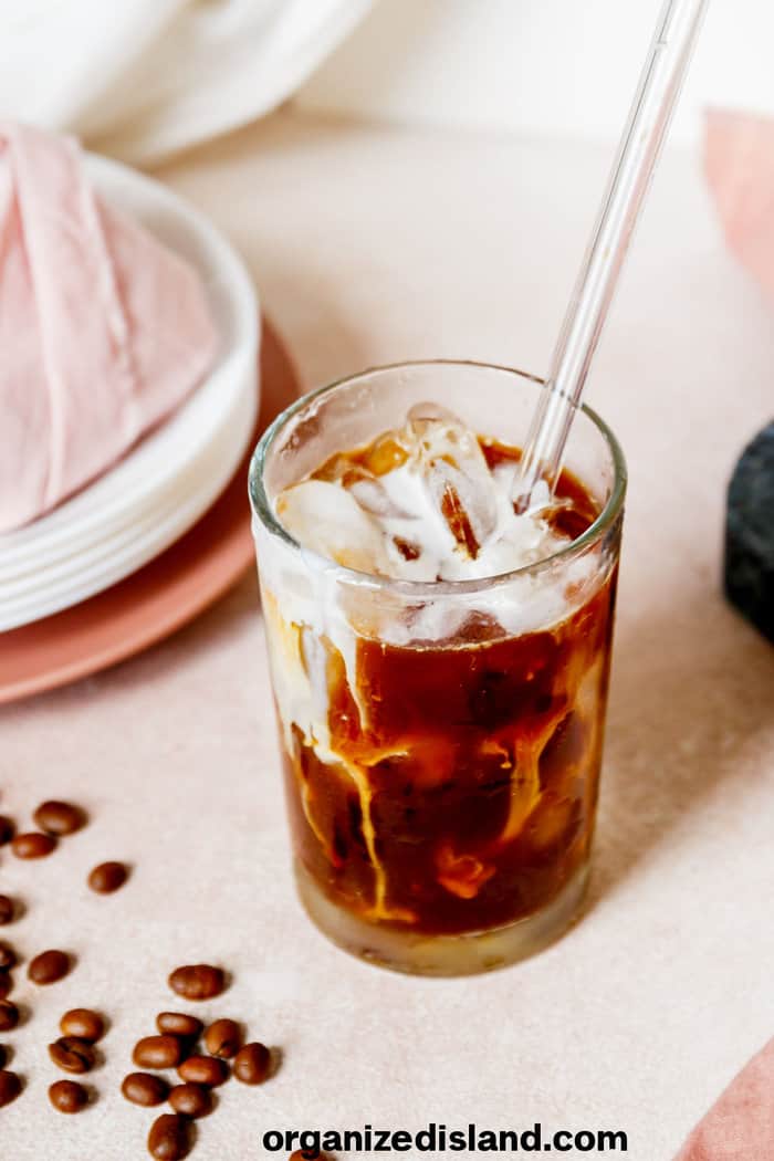 Salted Caramel Cream Cold Brew- Starbucks Copycat - Bake & Bacon