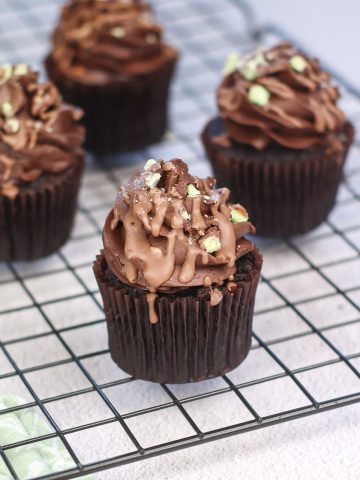 Chocolate-Mint-Cupcakes