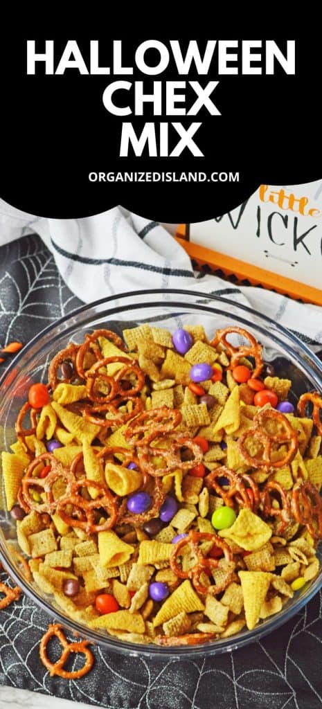 Halloween Chex Mix IN BOWL.