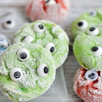 Monster Halloween Cookies.
