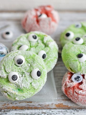 Monster Halloween Cookies.