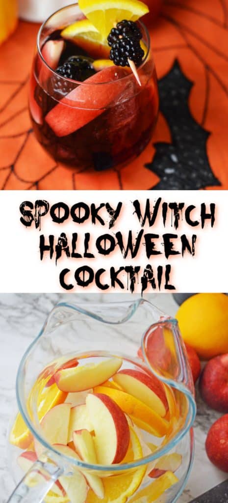Spooky Witch Halloween Cocktail