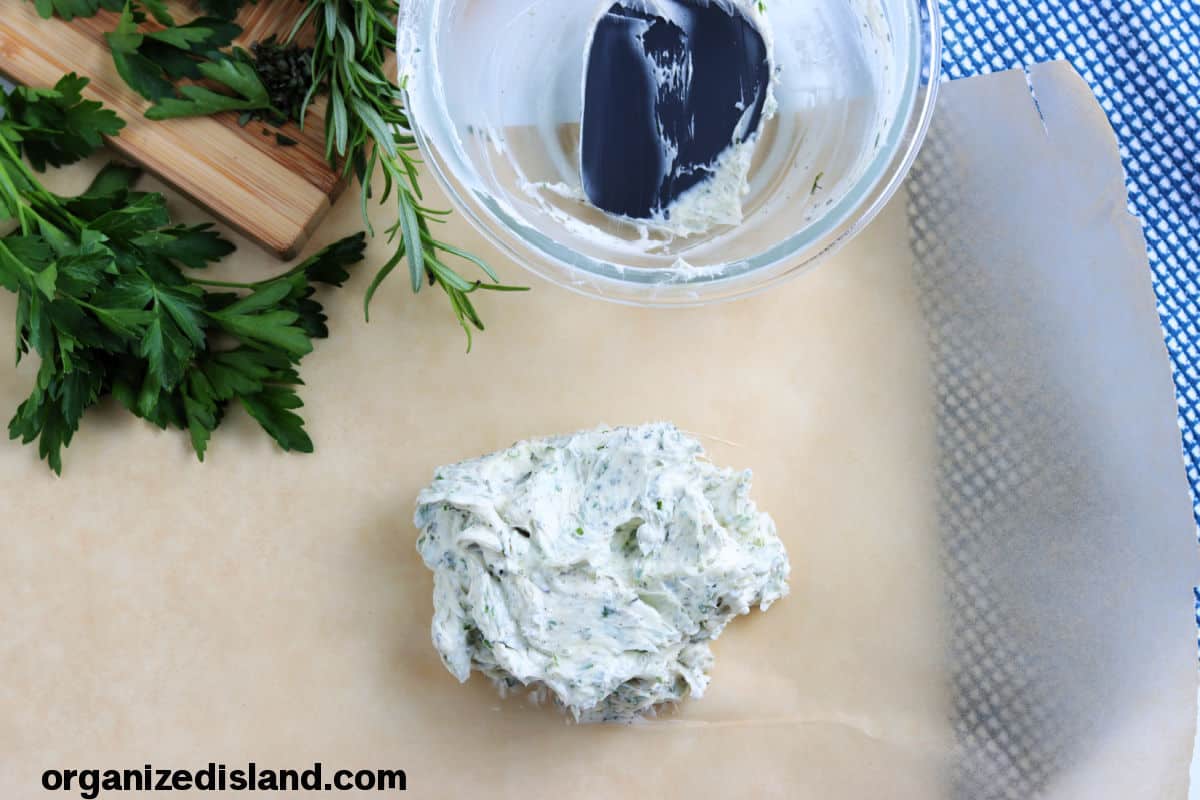 How to make Herb butter wrapped