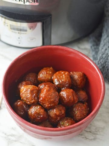 Crockpot Cranberry Sauce Meatballs (3)