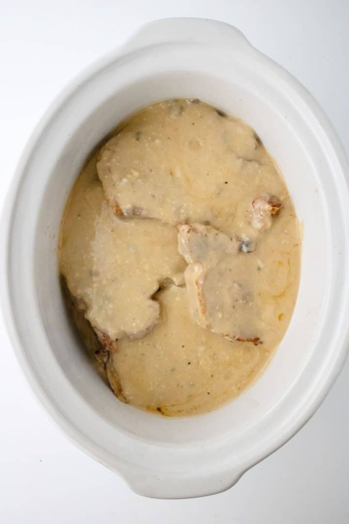 Pork Chops with Cream of Mushroom Soup - Organized Island
