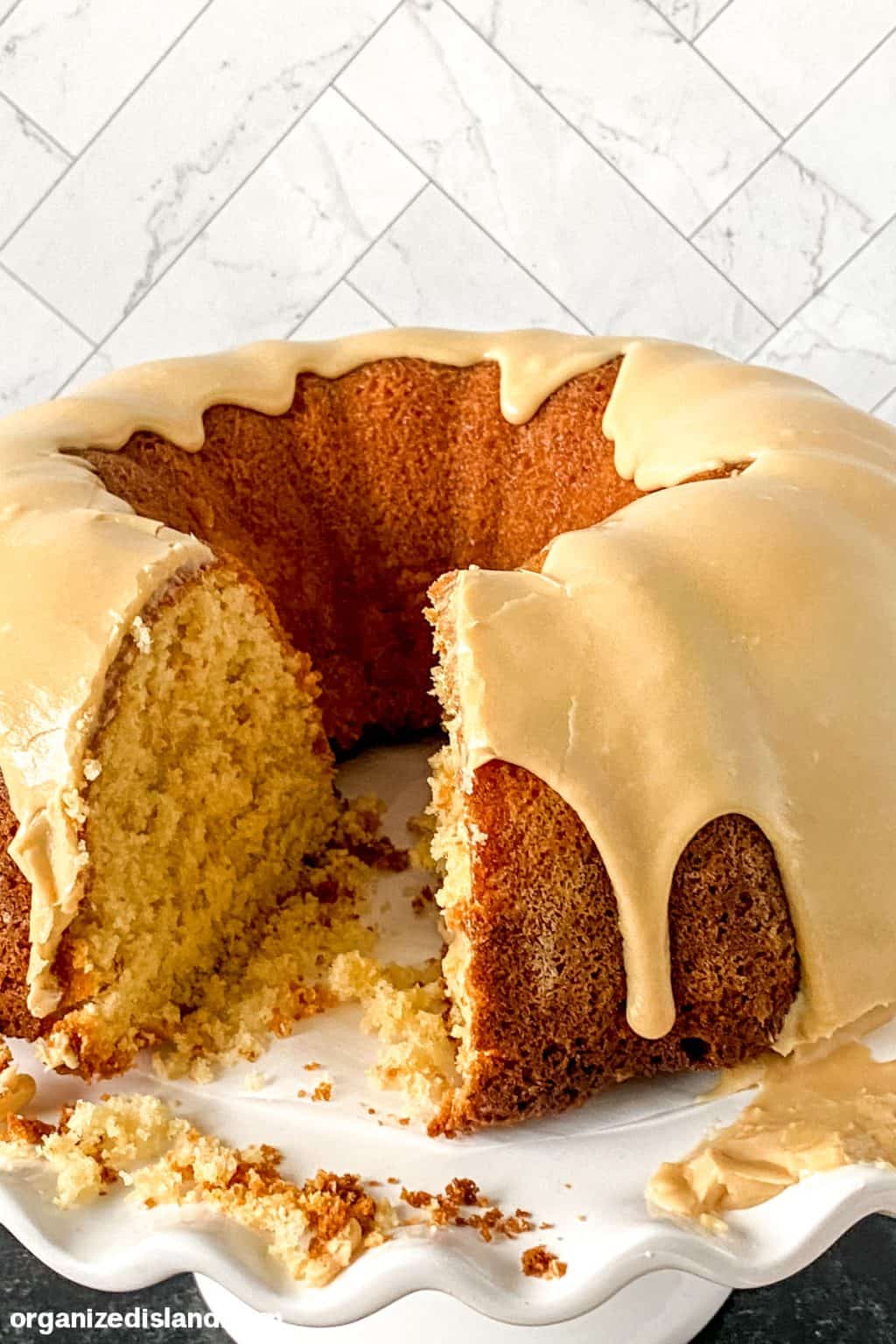 Buttermilk Pound Cake Recipe - Organized Island