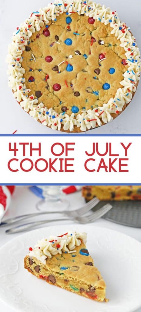 4th of July Cookie cake.
