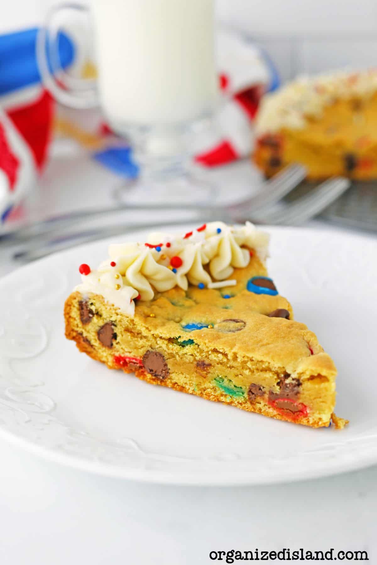 4th of July cookie Cake
