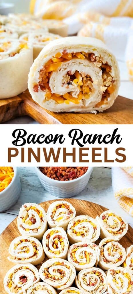 Bacon Chicken Ranch Pinwheels