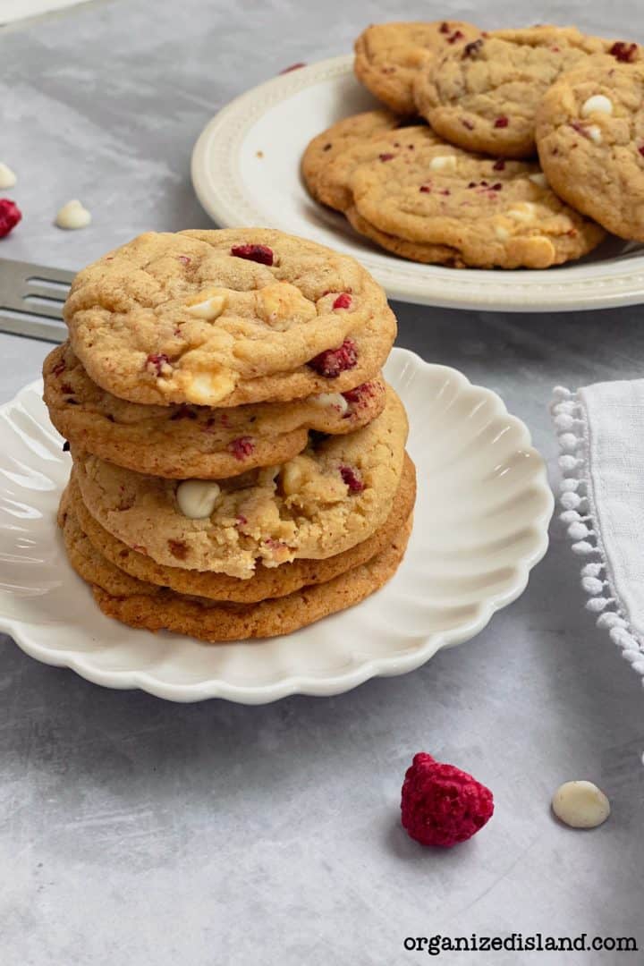 Best Ever Raspberry Cheesecake Cookies (Soft & Chewy!) - Organized Island