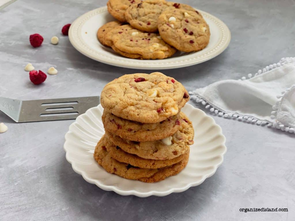 Best Ever Raspberry Cheesecake Cookies (Soft & Chewy!) - Organized Island