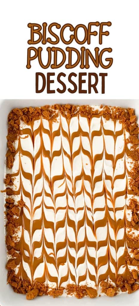 Biscoff Pudding Dessert