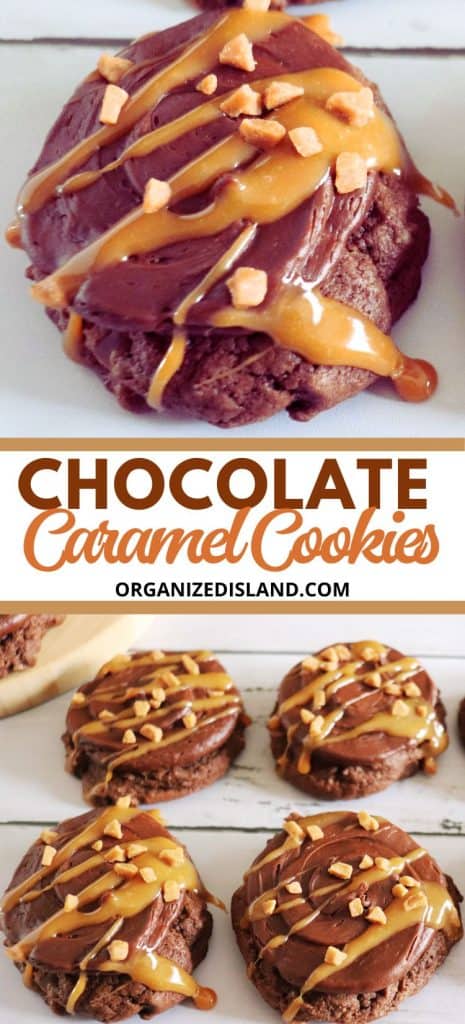 Easy Chocolate Caramel Cookies