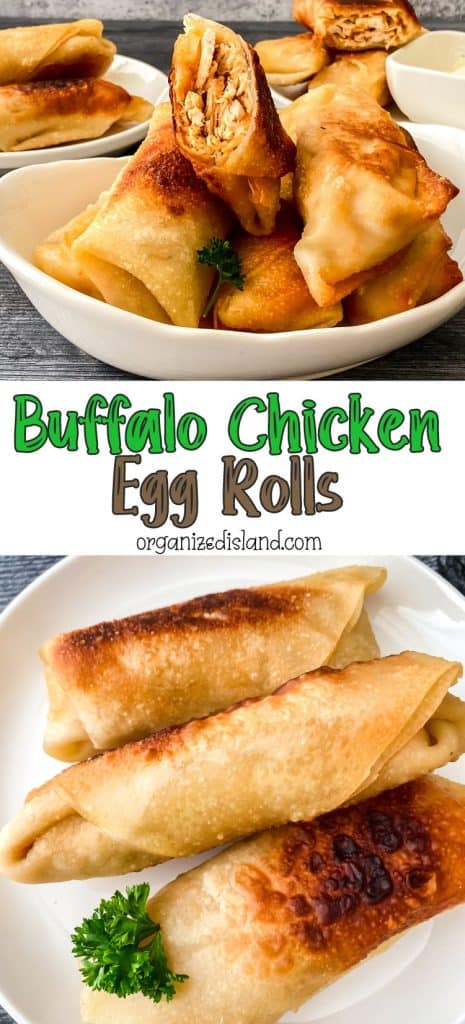 Buffalo Chicken Egg Rolls