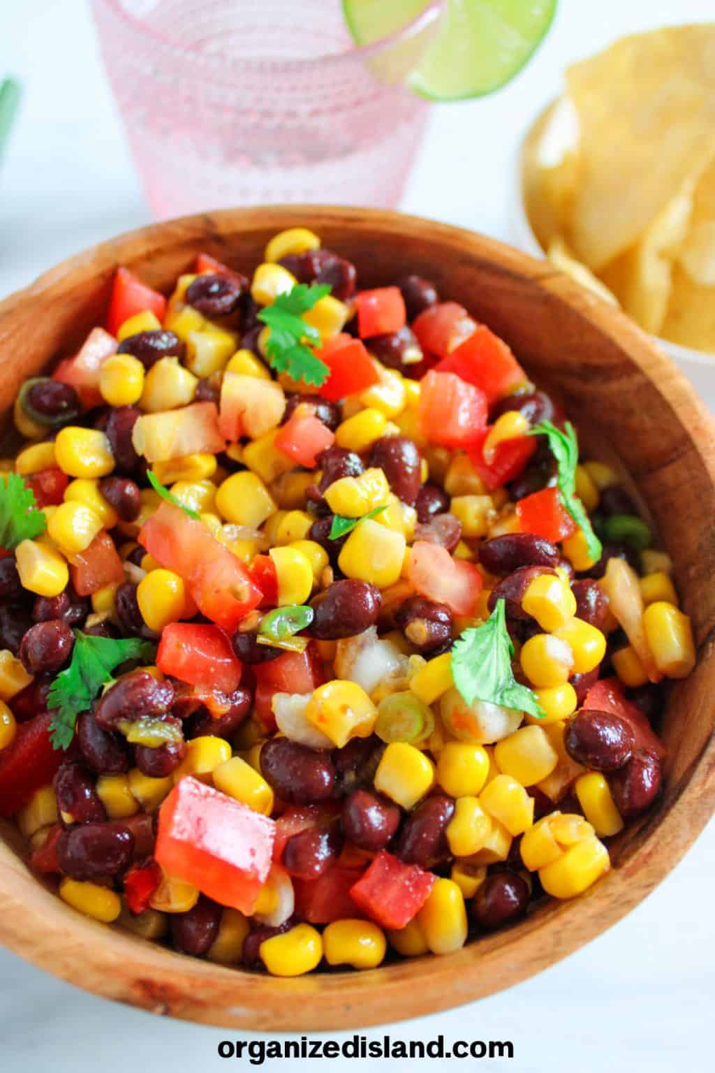 Black Bean Corn Salsa - Organized Island