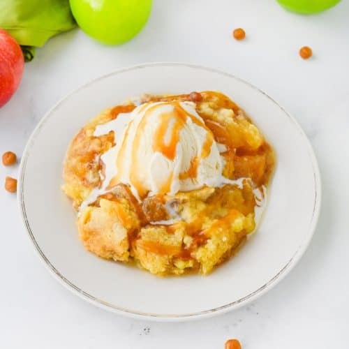 Caramel Apple Cobbler - Organized Island