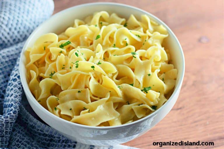 Parmesan Buttered Noodles - Organized Island