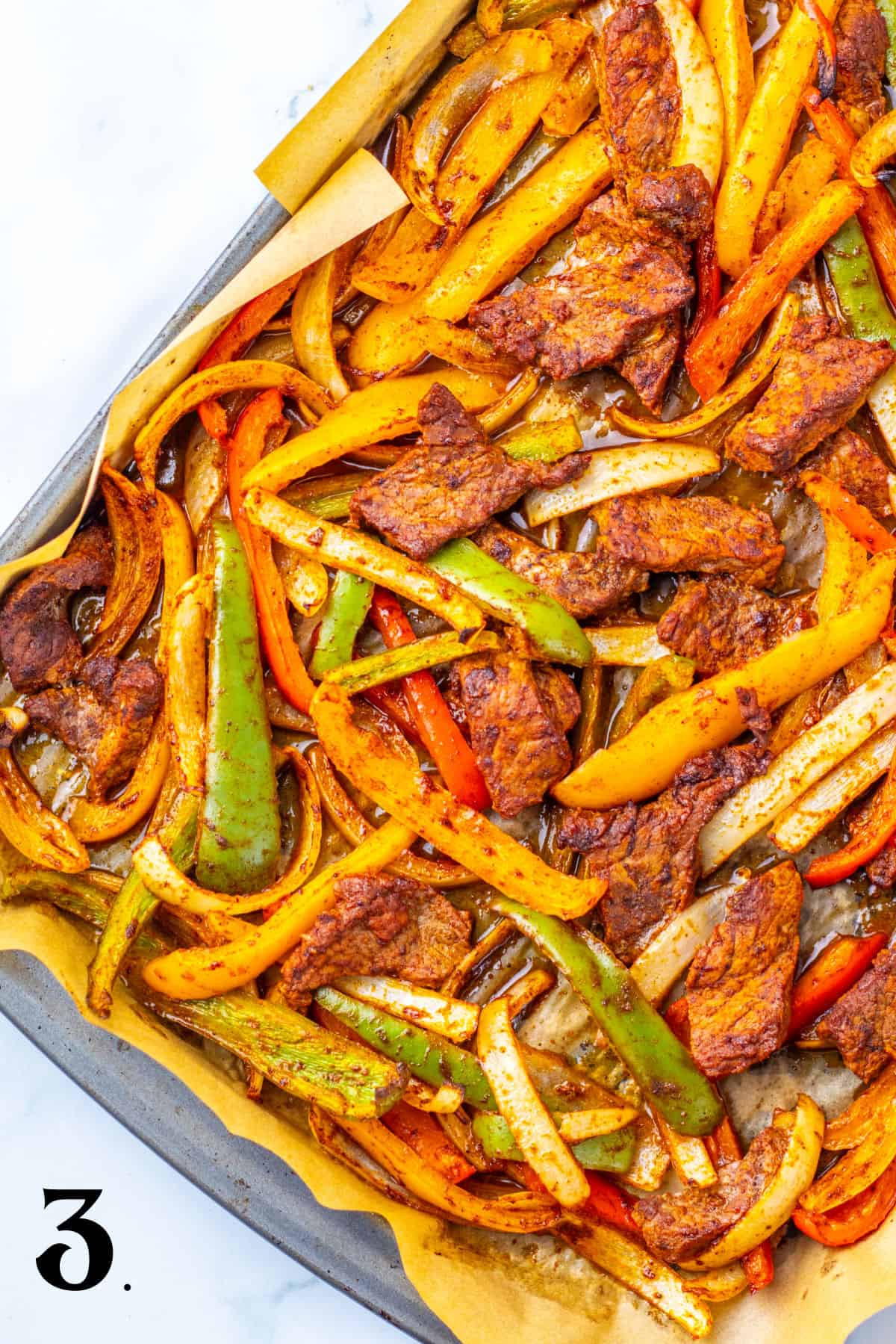 How to Make Oven Steak Fajitas Step 3