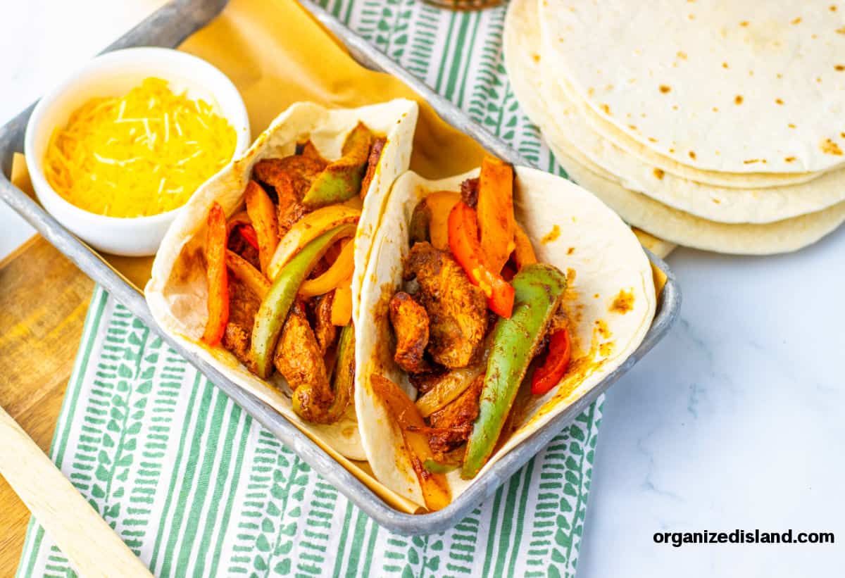 Oven Steak Fajitas Landscape