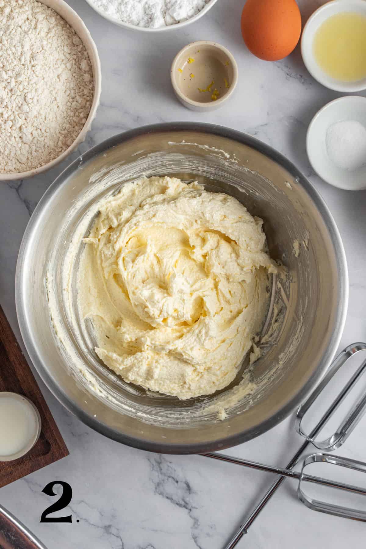 How to Make Lemon Shortbread Cookies Step 2