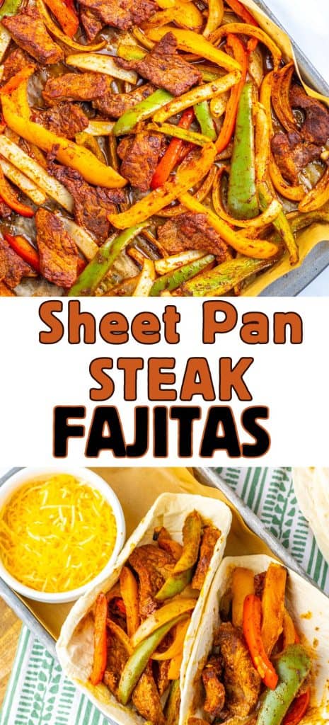 Sheet Pan Steak Fajitas