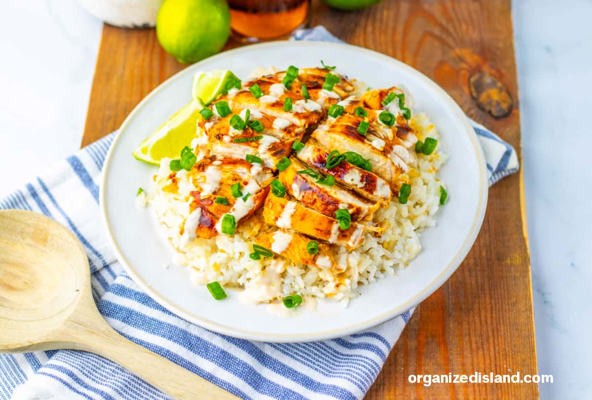 Chili Chicken with Lime Sauce