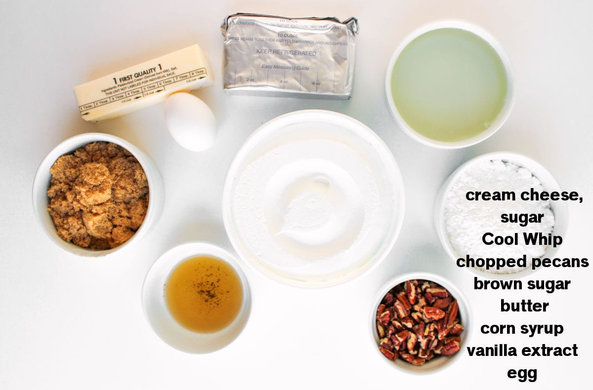 Peacan Pie Dip Ingredients