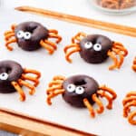 No Bake Mini Donut Spiders