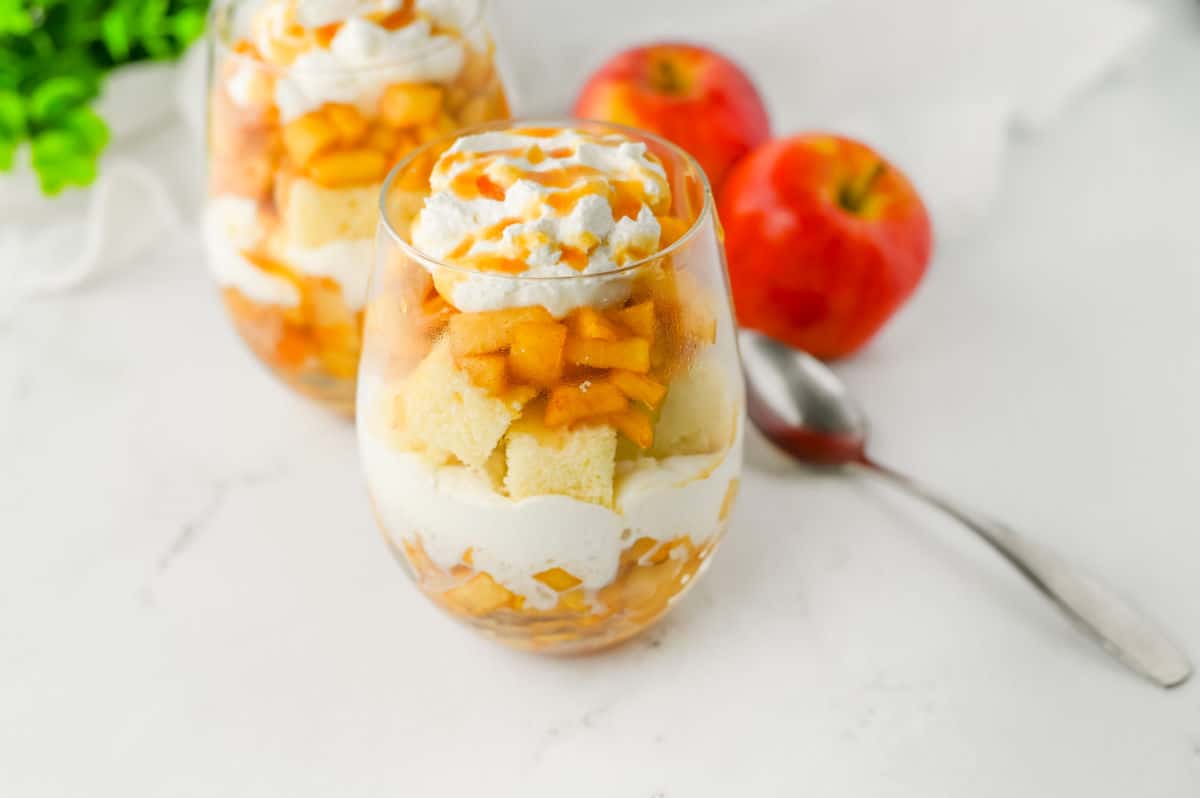 Easy Carmel Apple Trifles Recipe
