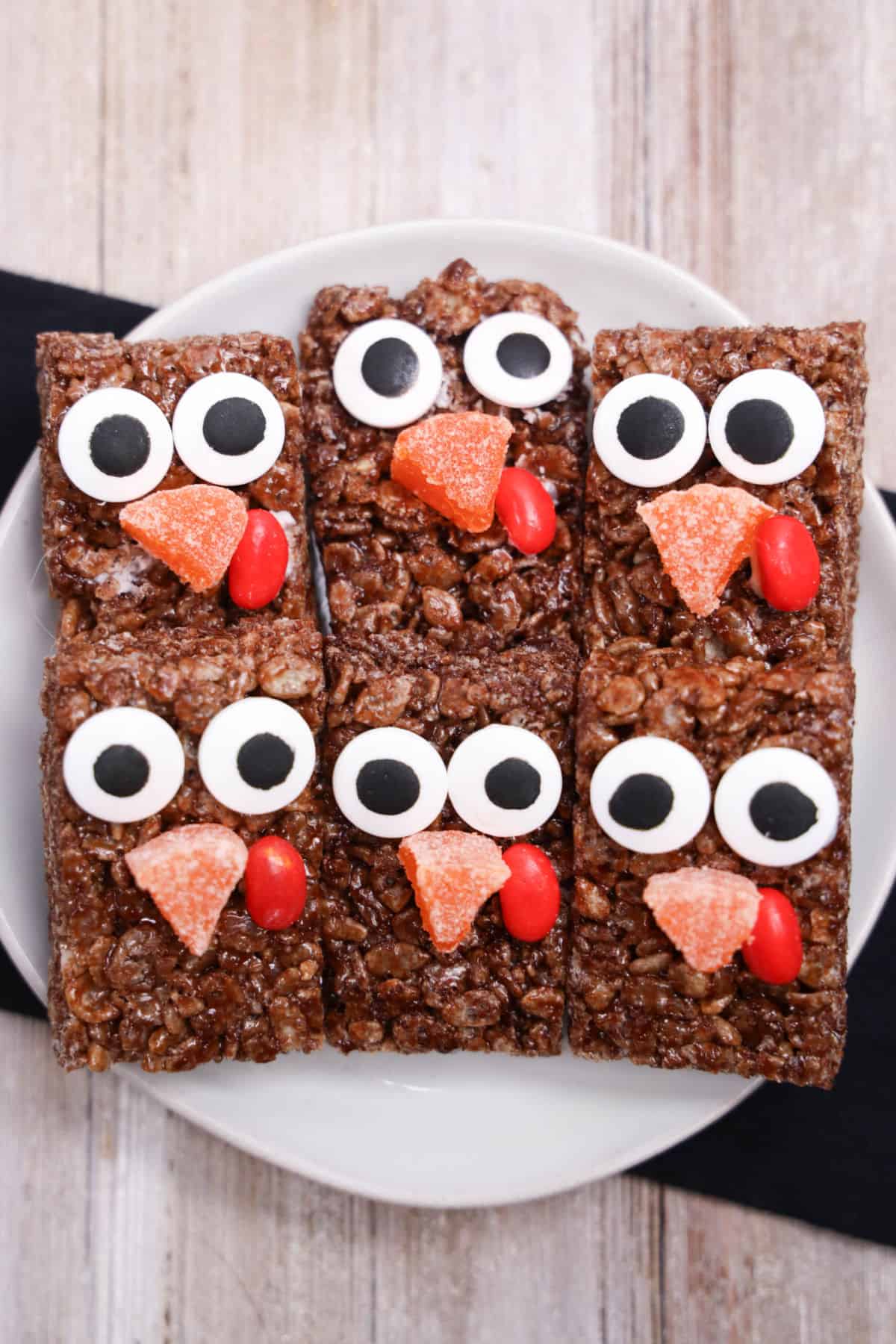 Easy Cute Thanksgiving Turkey Rice Krispie Treats
