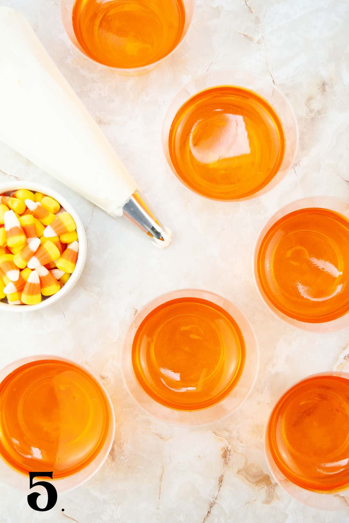 How to MAke Candy Corn Jello Step 5