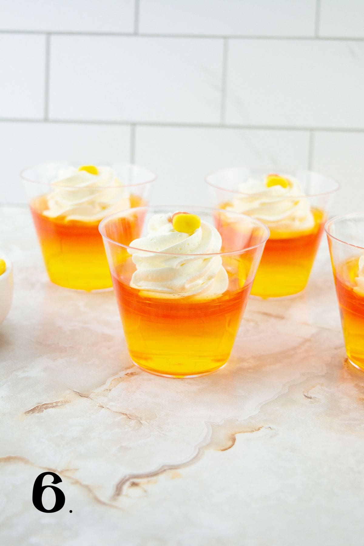 How to MAke Candy Corn Jello Step 6